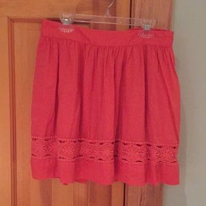Coral Frenchi skirt from Nordstrom